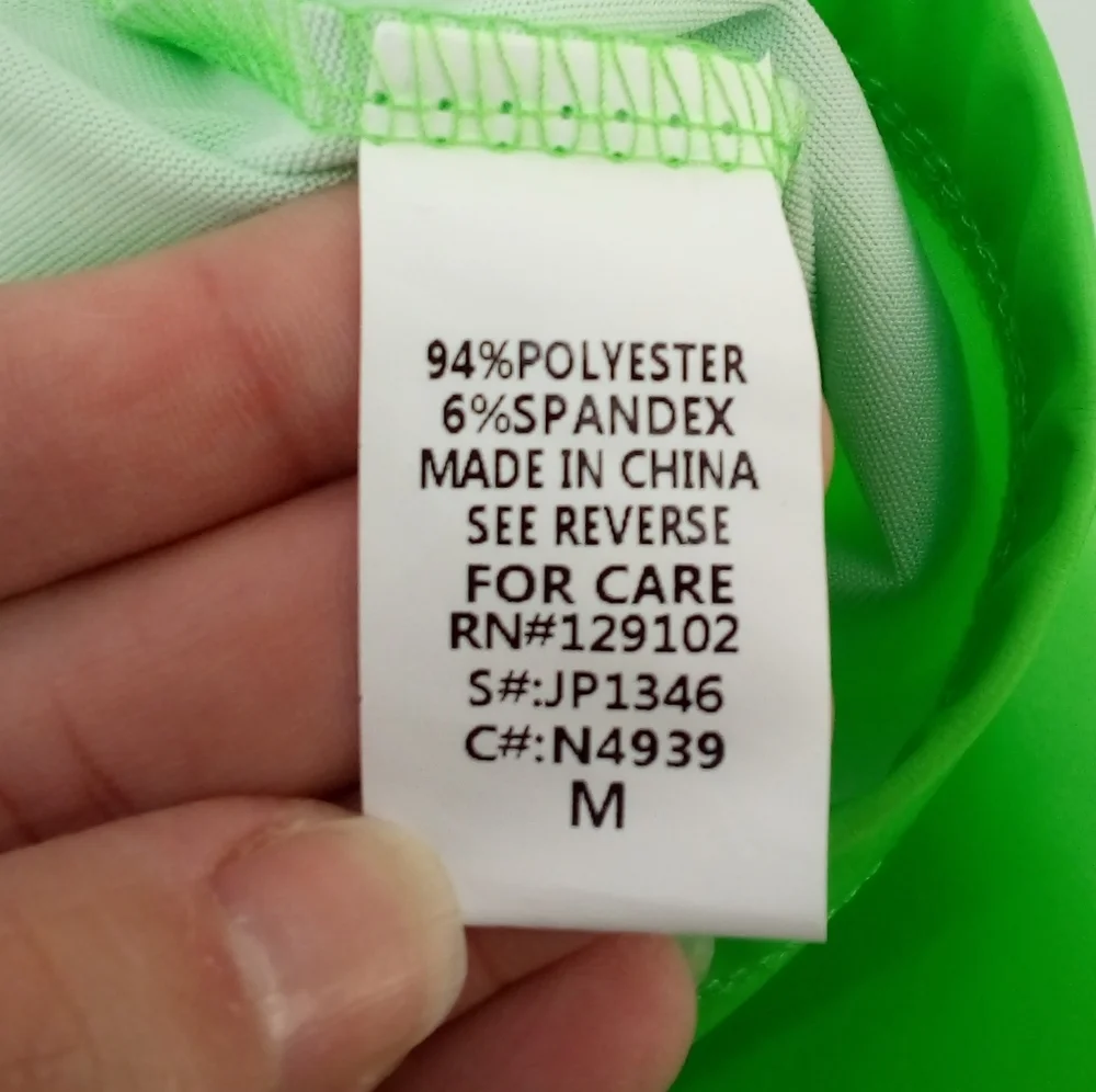 NWT Fashion Nova Rough Rider Biker Shorts Neon Lime Green M Vegan Leather Style - Picture 7 of 9